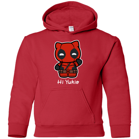 Sweatshirts Red / YS Hi Yukio Youth Hoodie