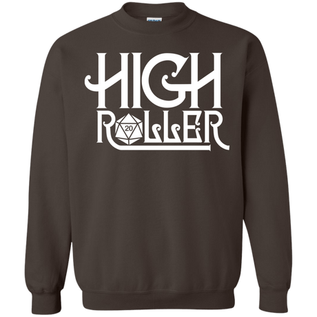 Sweatshirts Dark Chocolate / Small High Roller Crewneck Sweatshirt