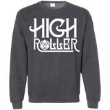 Sweatshirts Dark Heather / Small High Roller Crewneck Sweatshirt