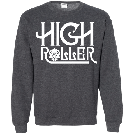 Sweatshirts Dark Heather / Small High Roller Crewneck Sweatshirt