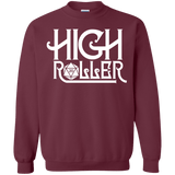 Sweatshirts Maroon / Small High Roller Crewneck Sweatshirt