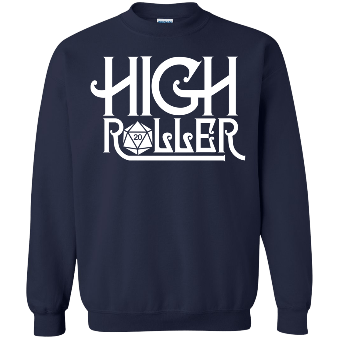 Sweatshirts Navy / Small High Roller Crewneck Sweatshirt