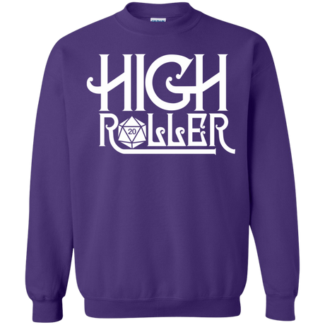 Sweatshirts Purple / Small High Roller Crewneck Sweatshirt