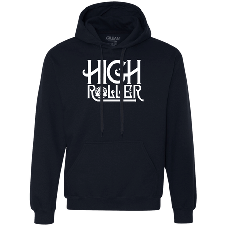 Sweatshirts Navy / Small High Roller Premium Fleece Hoodie