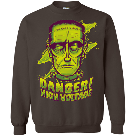 Sweatshirts Dark Chocolate / Small HIGH VOLTAGE Crewneck Sweatshirt