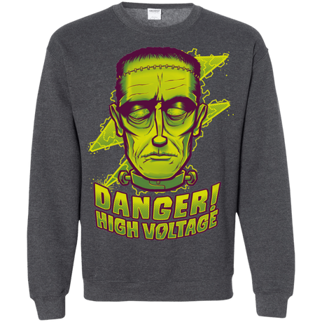 Sweatshirts Dark Heather / Small HIGH VOLTAGE Crewneck Sweatshirt