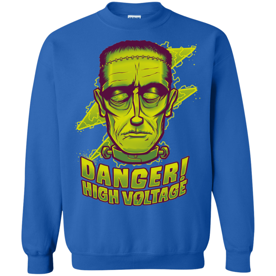 Sweatshirts Royal / Small HIGH VOLTAGE Crewneck Sweatshirt