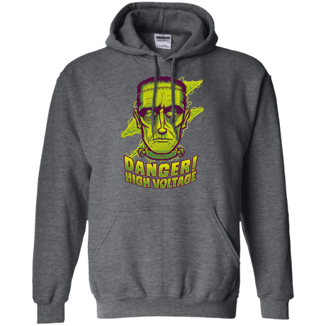 Sweatshirts Dark Heather / Small HIGH VOLTAGE Pullover Hoodie