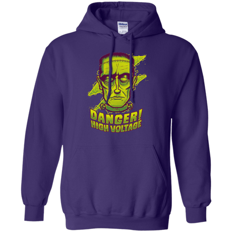 Sweatshirts Purple / Small HIGH VOLTAGE Pullover Hoodie