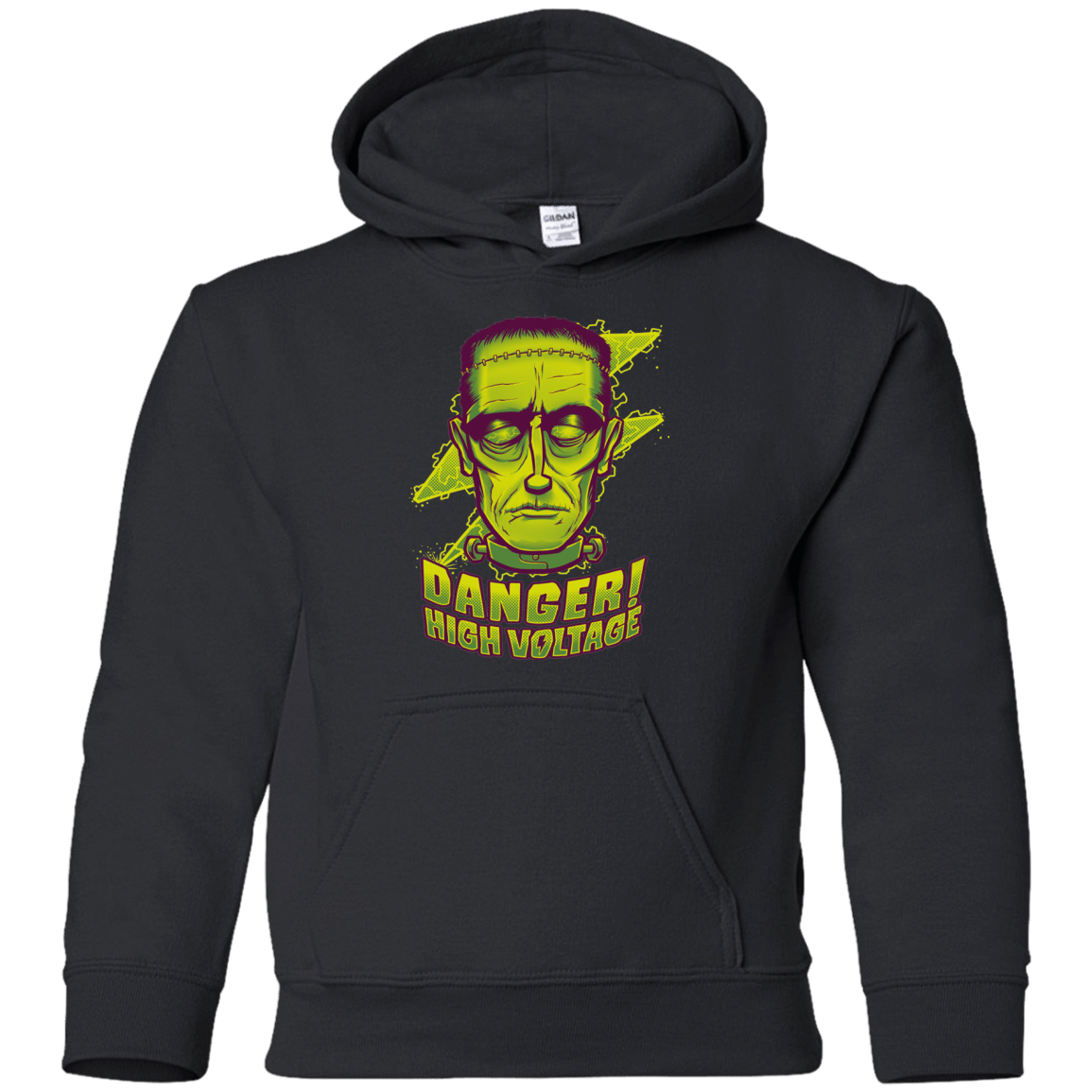 Sweatshirts Black / YS HIGH VOLTAGE Youth Hoodie