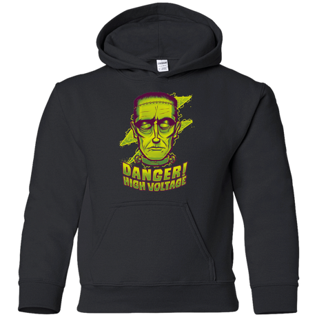 Sweatshirts Black / YS HIGH VOLTAGE Youth Hoodie