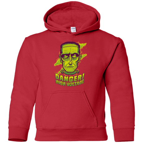 Sweatshirts Red / YS HIGH VOLTAGE Youth Hoodie