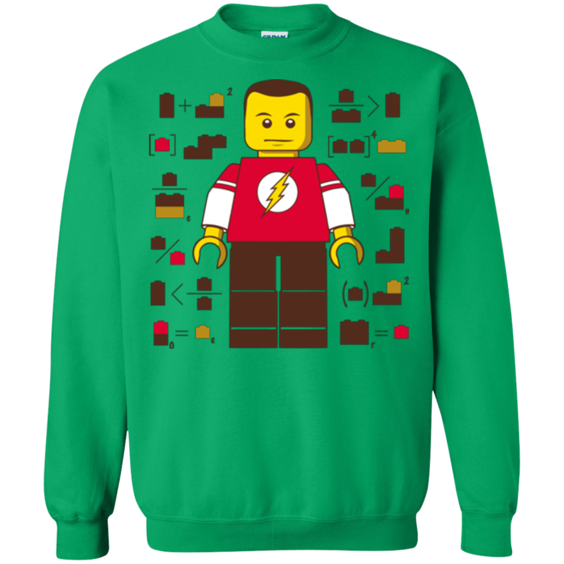 Sweatshirts Irish Green / Small Highly Illogical Crewneck Sweatshirt