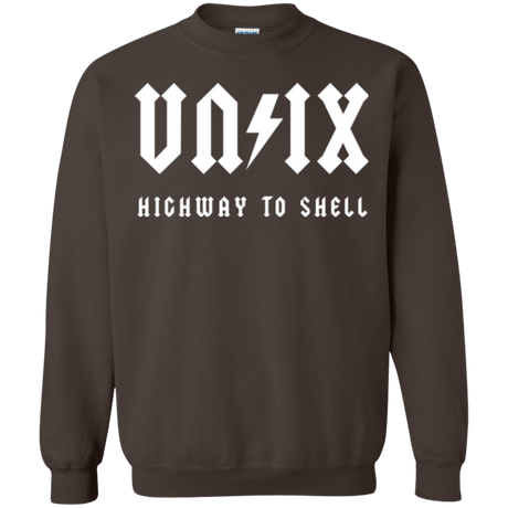 Sweatshirts Dark Chocolate / Small Highway to shell Crewneck Sweatshirt