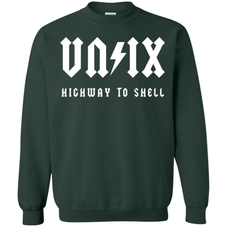 Sweatshirts Forest Green / Small Highway to shell Crewneck Sweatshirt