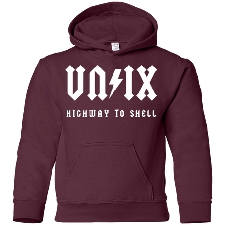 Sweatshirts Maroon / YS Highway to shell Youth Hoodie