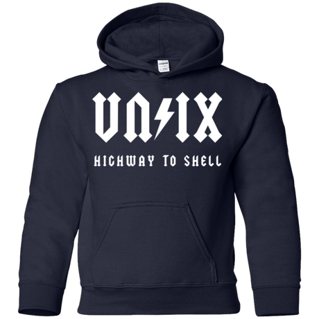 Sweatshirts Navy / YS Highway to shell Youth Hoodie