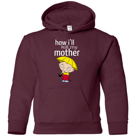 Sweatshirts Maroon / YS HIKMM Youth Hoodie