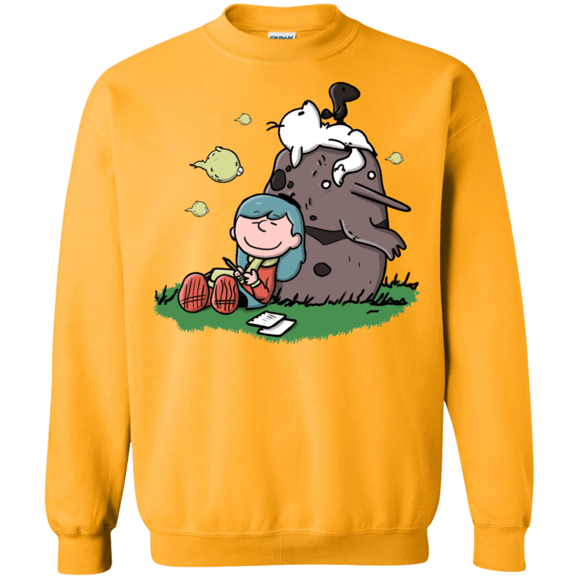 Sweatshirts Gold / S Hilda Brown Crewneck Sweatshirt