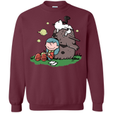 Sweatshirts Maroon / S Hilda Brown Crewneck Sweatshirt