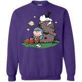 Sweatshirts Purple / S Hilda Brown Crewneck Sweatshirt