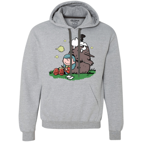 Sweatshirts Sport Grey / 2XL Hilda Brown Premium Fleece Hoodie