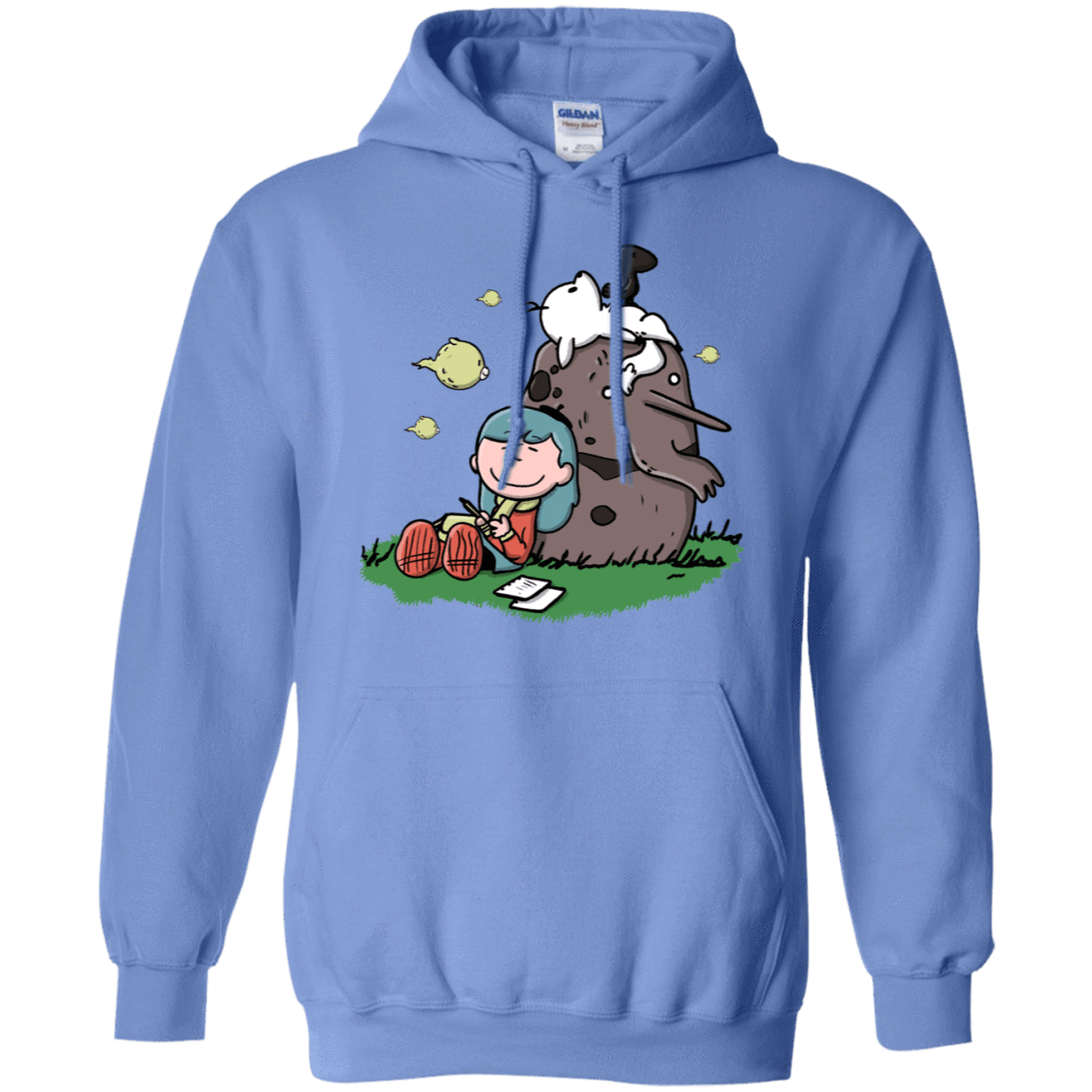 Sweatshirts Carolina Blue / S Hilda Brown Pullover Hoodie