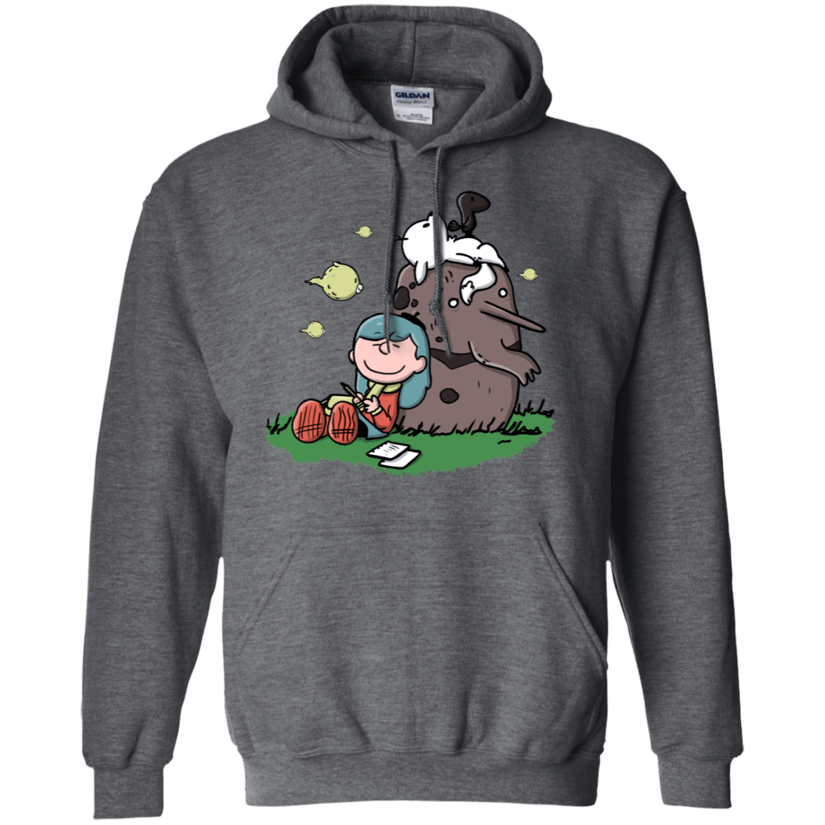 Sweatshirts Dark Heather / S Hilda Brown Pullover Hoodie