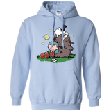 Sweatshirts Light Blue / S Hilda Brown Pullover Hoodie