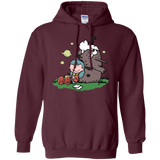 Sweatshirts Maroon / S Hilda Brown Pullover Hoodie