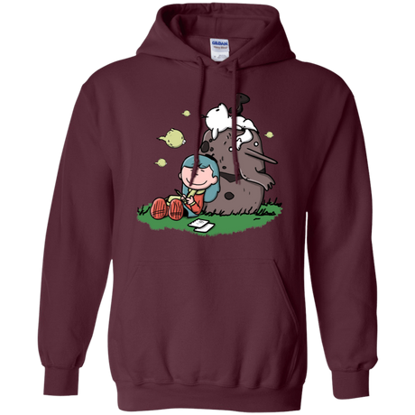 Sweatshirts Maroon / S Hilda Brown Pullover Hoodie