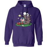 Sweatshirts Purple / S Hilda Brown Pullover Hoodie