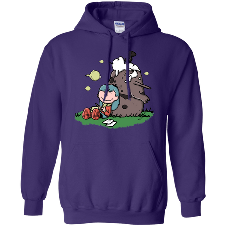 Sweatshirts Purple / S Hilda Brown Pullover Hoodie