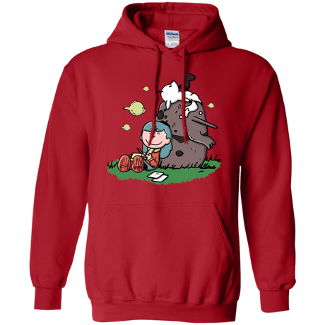 Sweatshirts Red / S Hilda Brown Pullover Hoodie