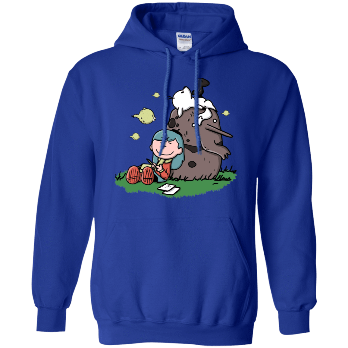 Sweatshirts Royal / S Hilda Brown Pullover Hoodie