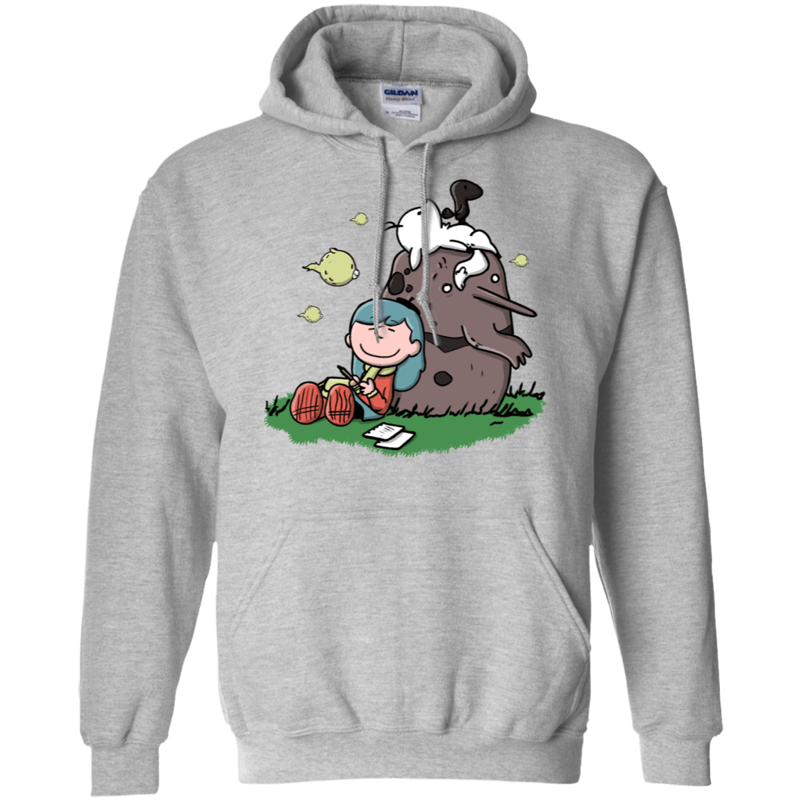 Sweatshirts Sport Grey / S Hilda Brown Pullover Hoodie