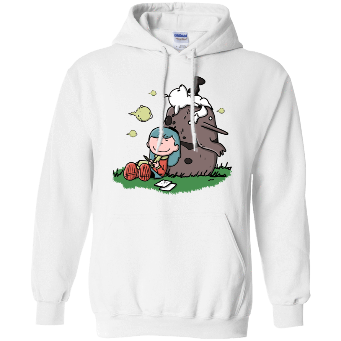 Sweatshirts White / S Hilda Brown Pullover Hoodie