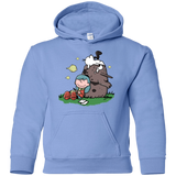 Sweatshirts Carolina Blue / YS Hilda Brown Youth Hoodie