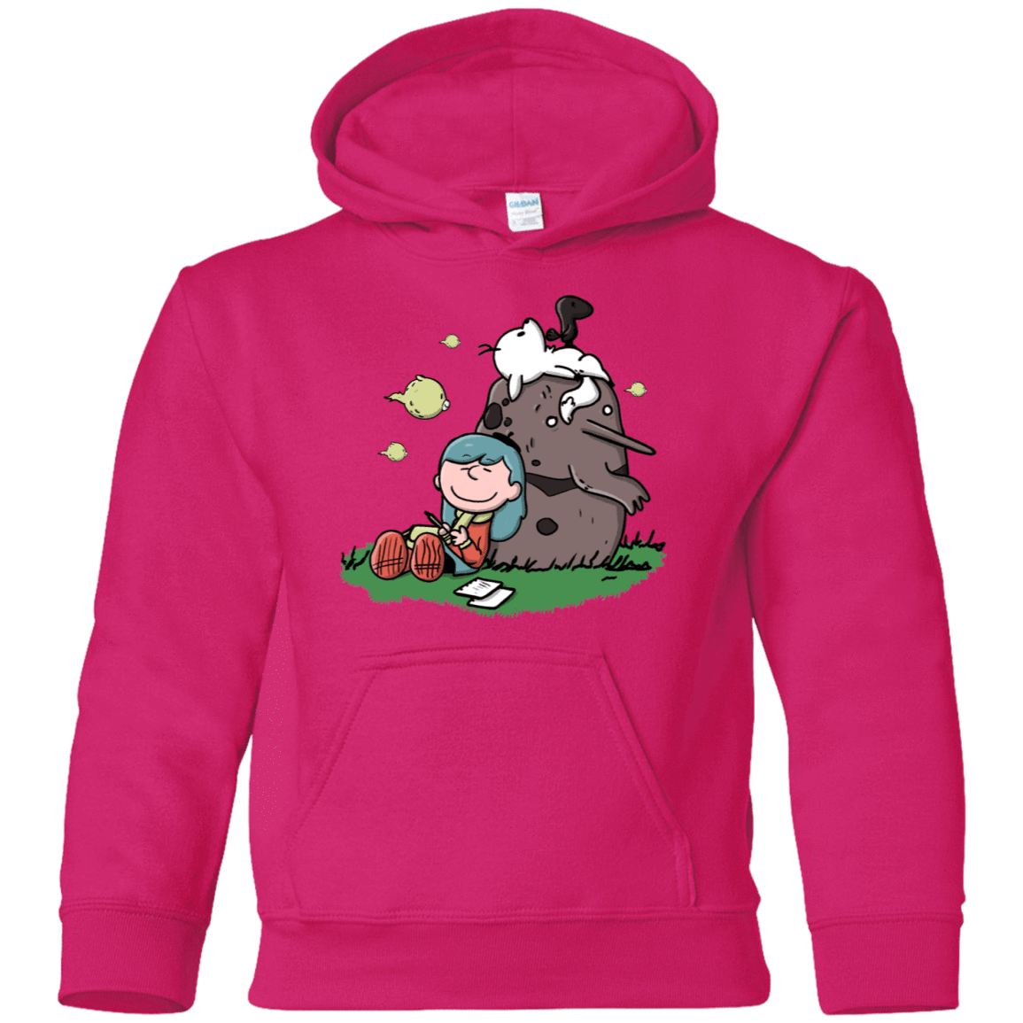 Sweatshirts Heliconia / YS Hilda Brown Youth Hoodie