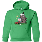 Sweatshirts Irish Green / YS Hilda Brown Youth Hoodie