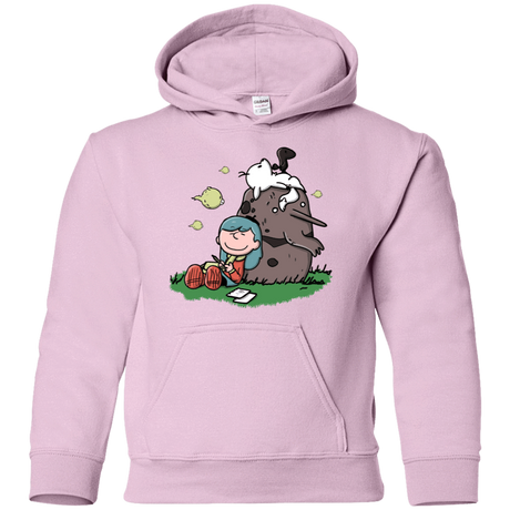 Sweatshirts Light Pink / YS Hilda Brown Youth Hoodie