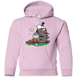 Sweatshirts Light Pink / YS Hilda Brown Youth Hoodie