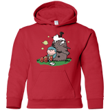 Sweatshirts Red / YS Hilda Brown Youth Hoodie