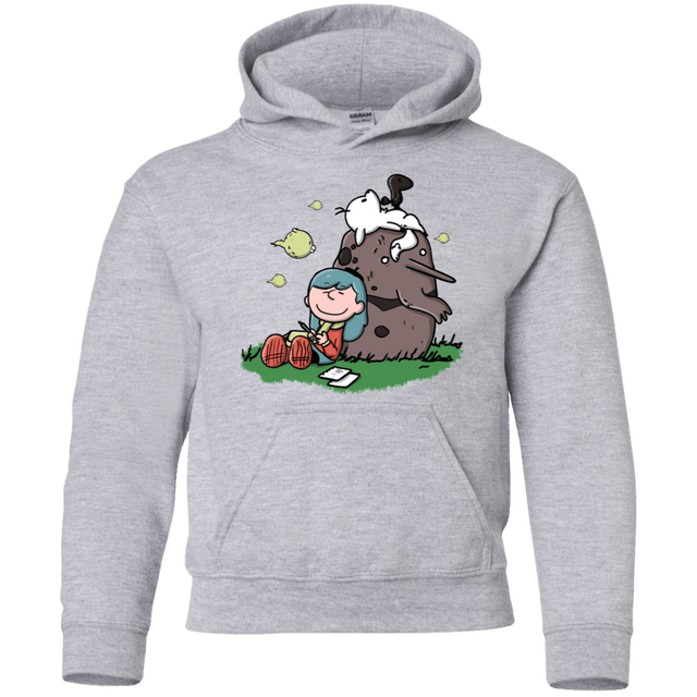 Sweatshirts Sport Grey / YS Hilda Brown Youth Hoodie