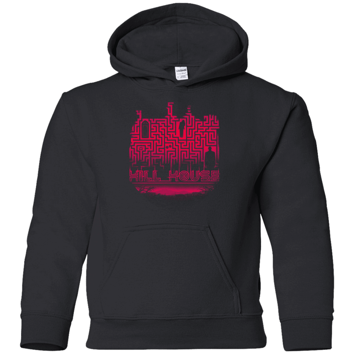 Sweatshirts Black / YS Hill House Silhouette Youth Hoodie