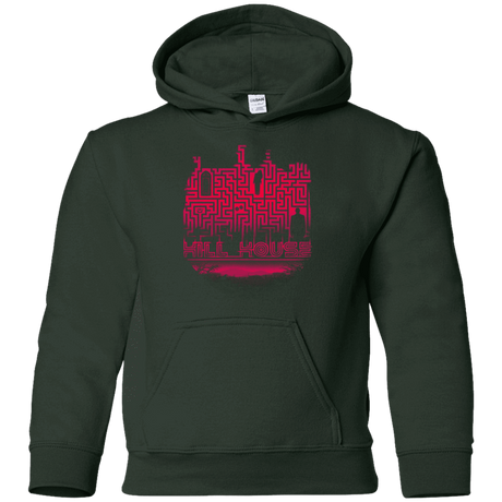 Sweatshirts Forest Green / YS Hill House Silhouette Youth Hoodie