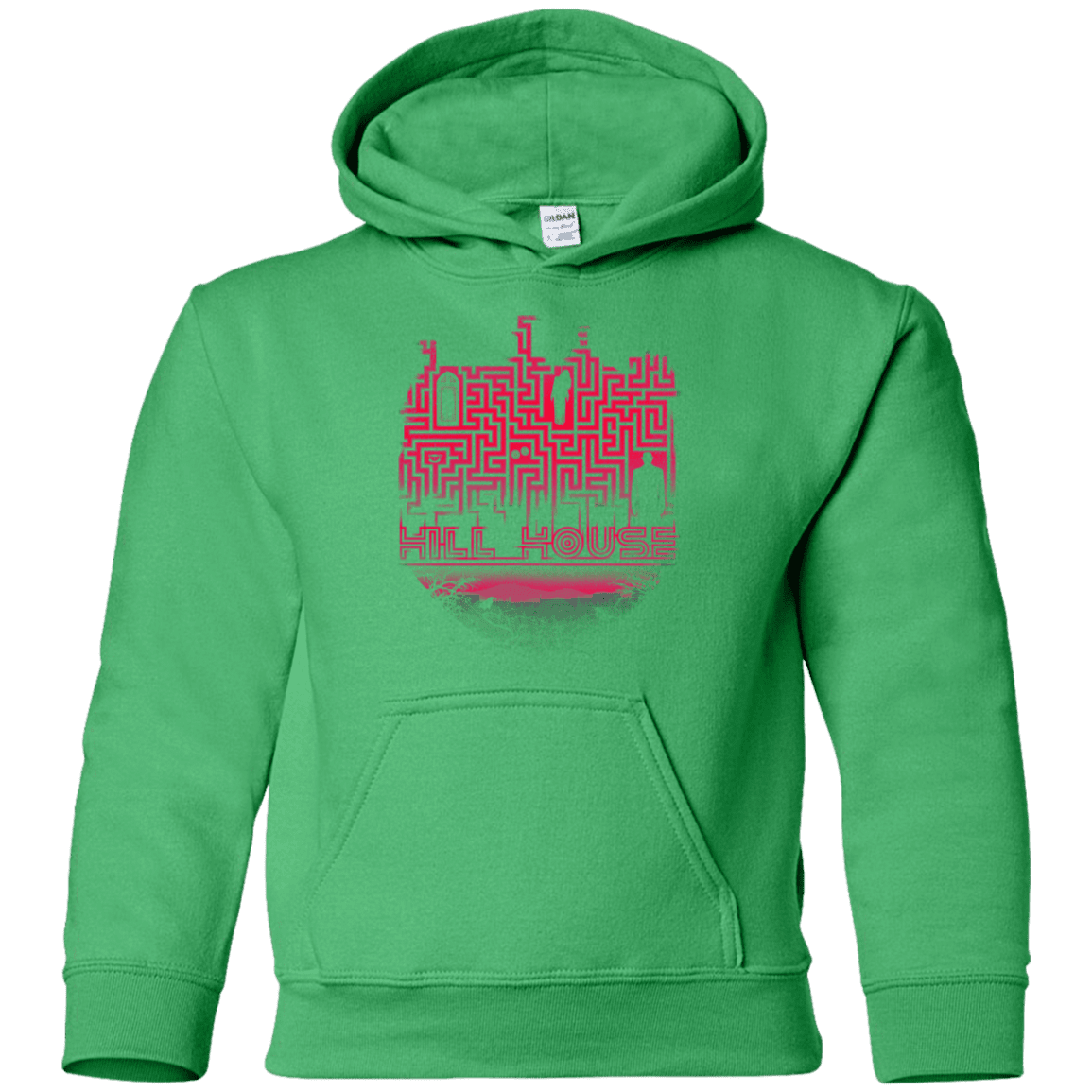 Sweatshirts Irish Green / YS Hill House Silhouette Youth Hoodie