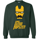 Sweatshirts Forest Green / S HIPSTER Crewneck Sweatshirt