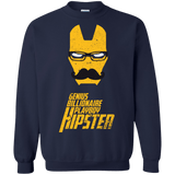 Sweatshirts Navy / S HIPSTER Crewneck Sweatshirt