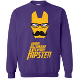 Sweatshirts Purple / S HIPSTER Crewneck Sweatshirt